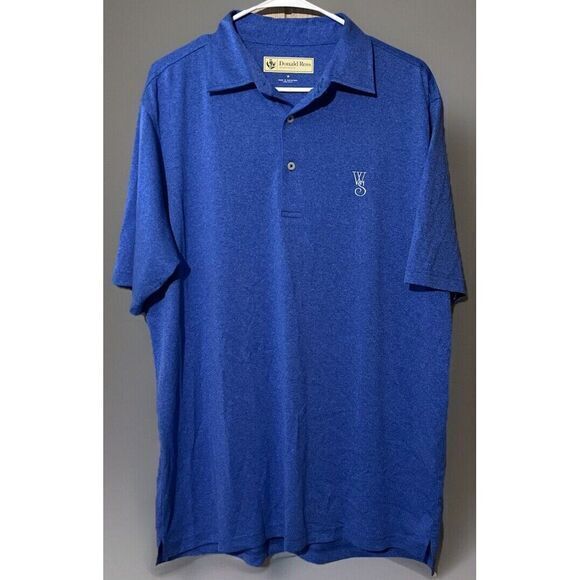 Other - Donald Ross Mens Blue Short Sleeve Polo Shirt - Size M Golf Cruise